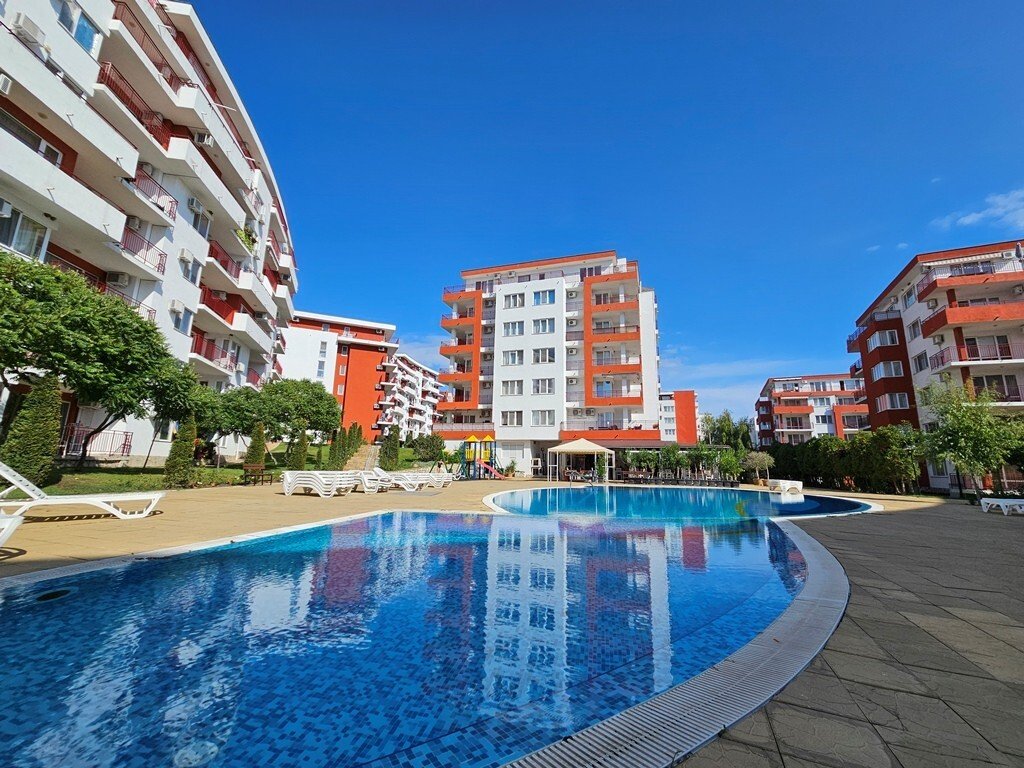 Apartment 1+1 in Panorama Fort Beach Complex, Sveti Vlas, Bulgaria