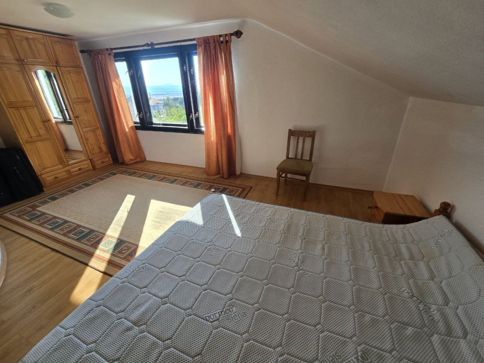 Three-story house with a panoramic view of the sea in the center of the village of Kosharitsa – on the Bulgarian Black Sea coast.