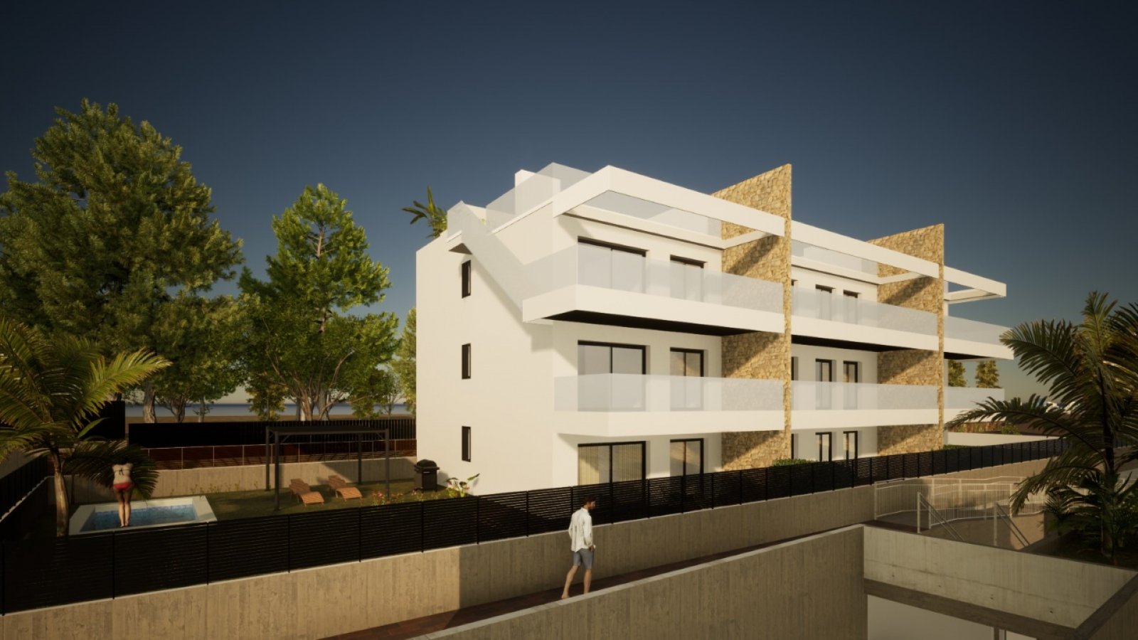 Luxusapartments mit Meerblick und Pool, Finestrat
