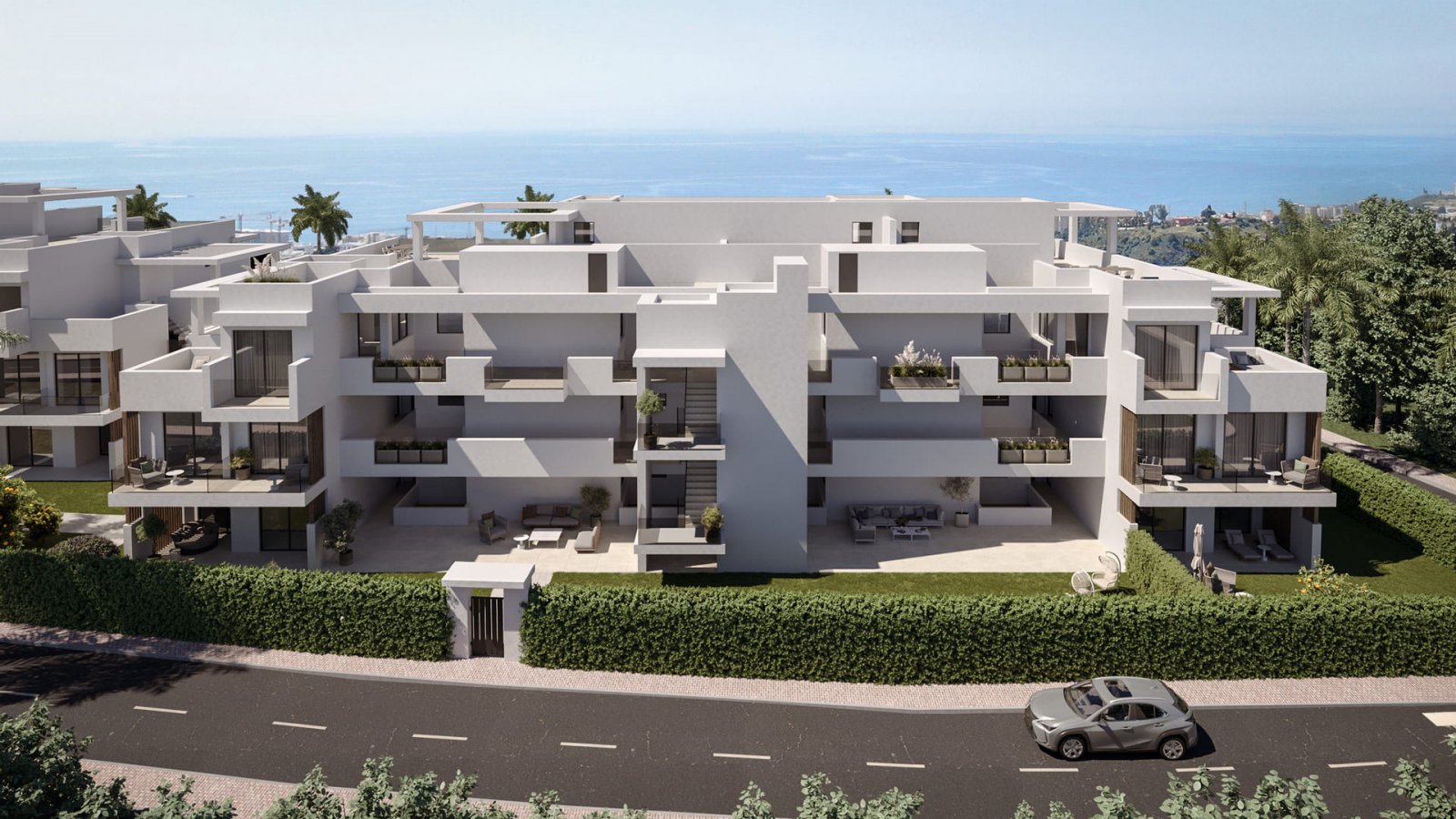 Modern apartments with sea views, Estepona