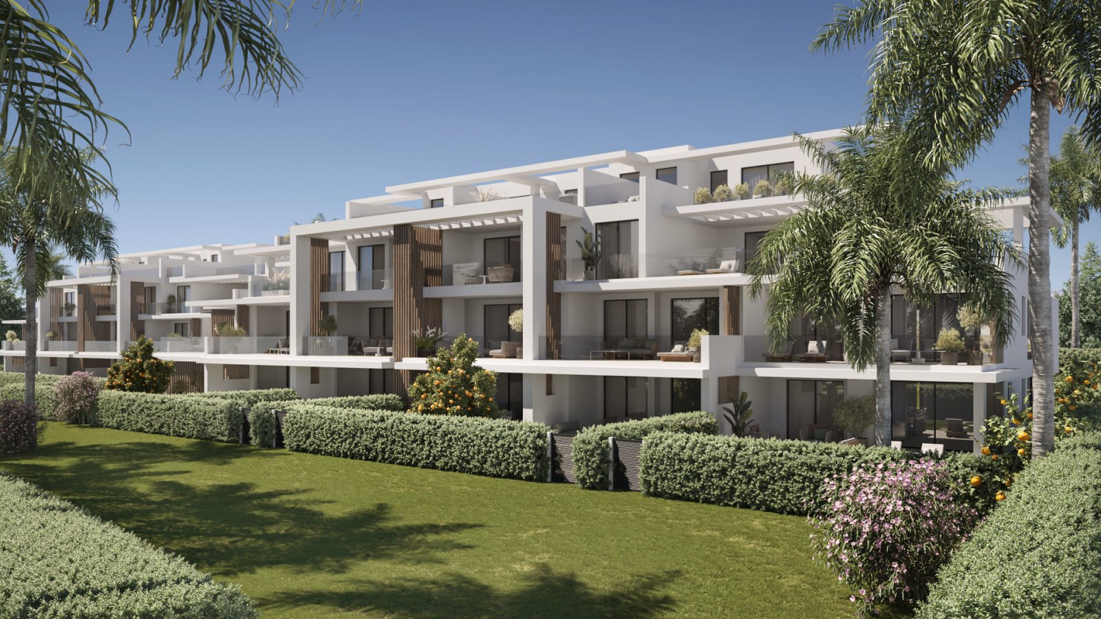 Modern apartments with sea views, Estepona