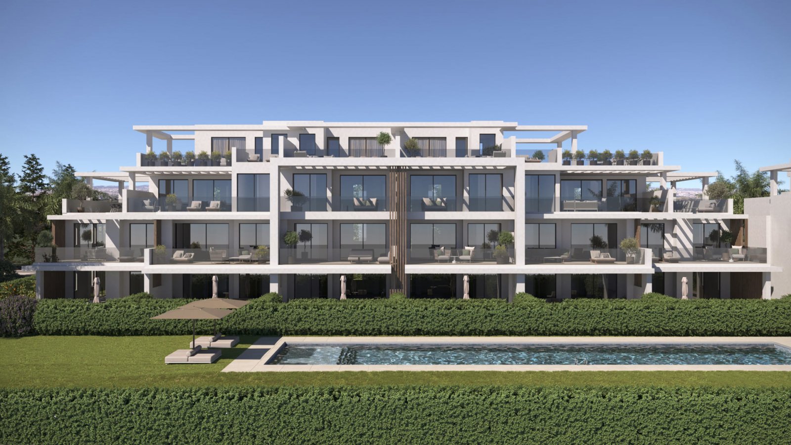 Modern apartments with sea views, Estepona