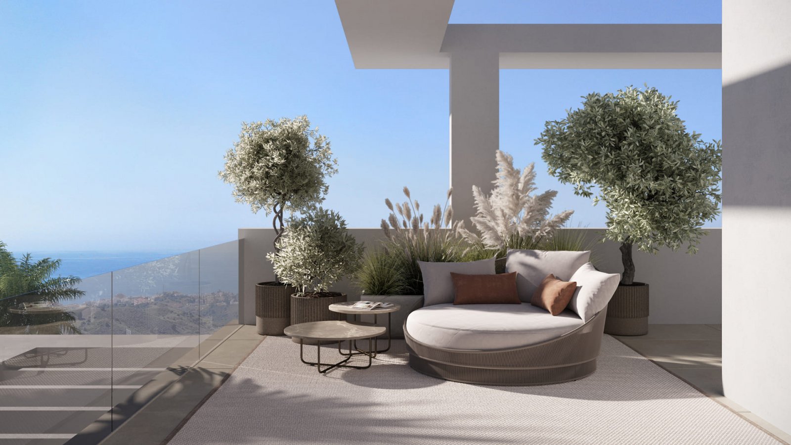 Modern apartments with sea views, Estepona