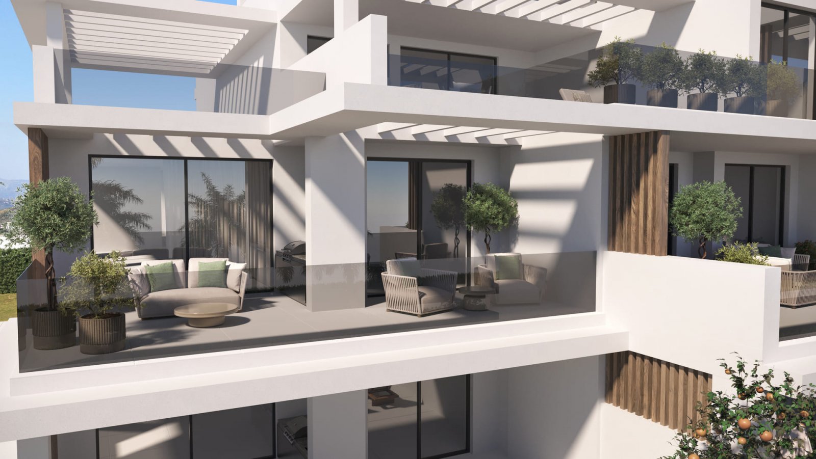 Modern apartments with sea views, Estepona