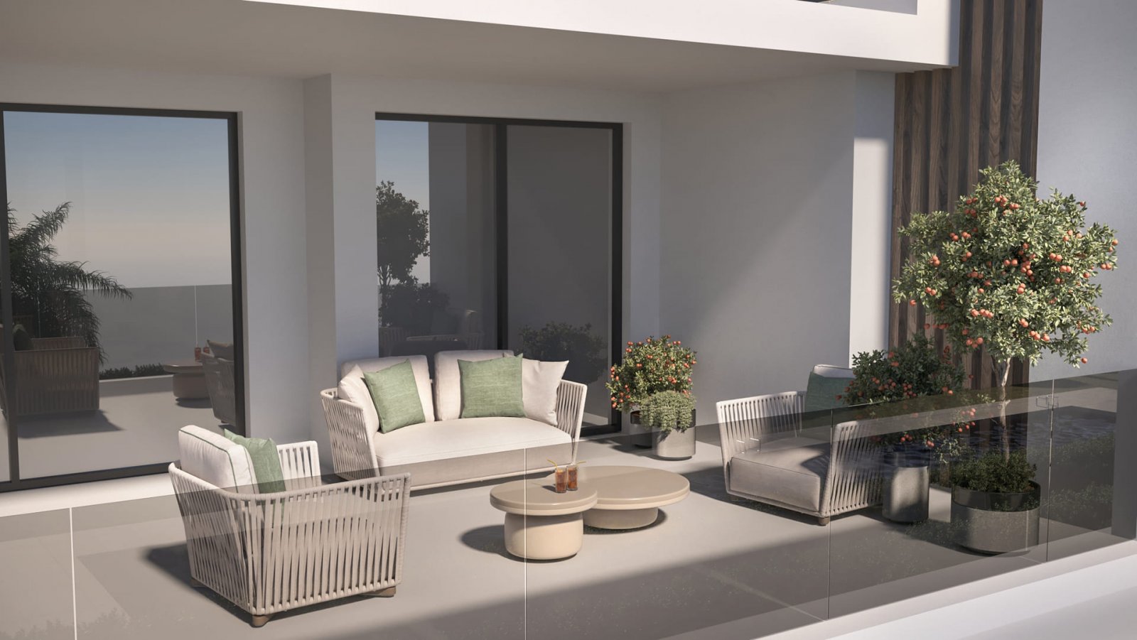 Modern apartments with sea views, Estepona