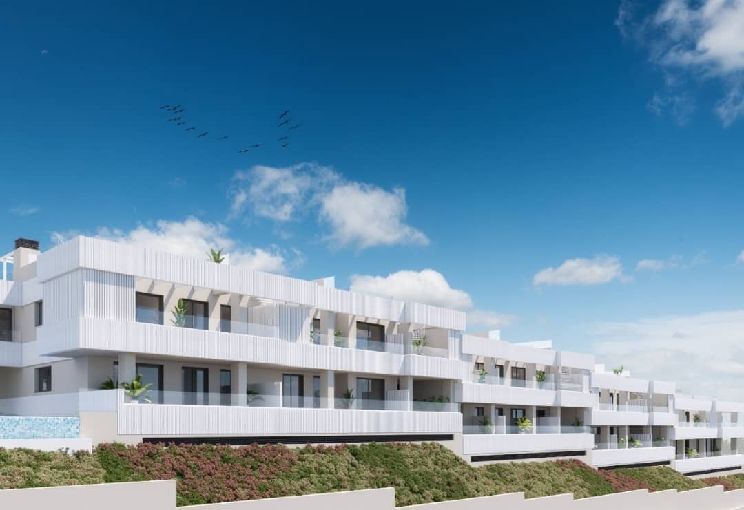 Benalmadena, Malaga: Modern apartments, 1 km from the beach, Benalmádena 