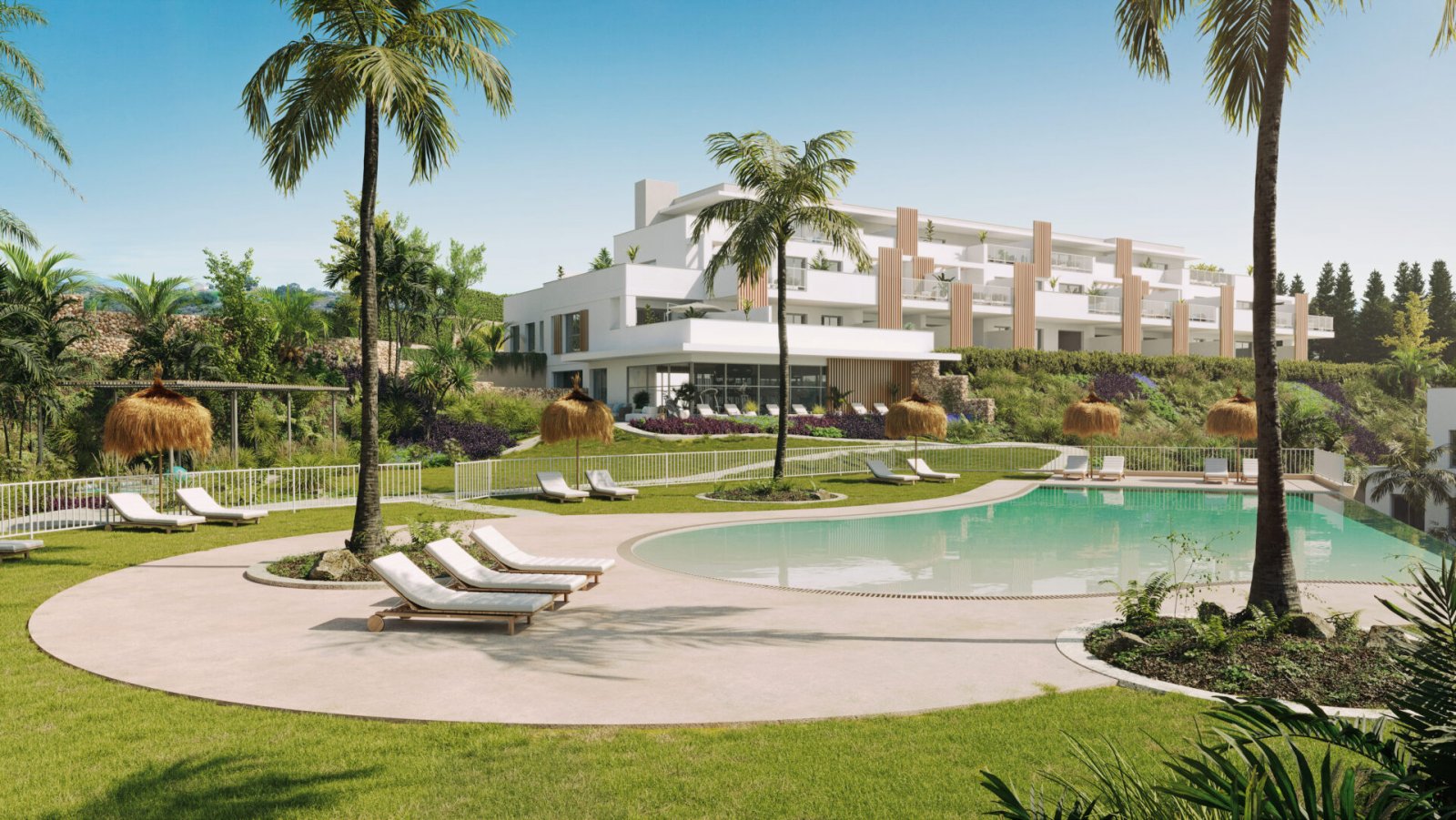 Exclusive apartments with sea views near golf, Casares