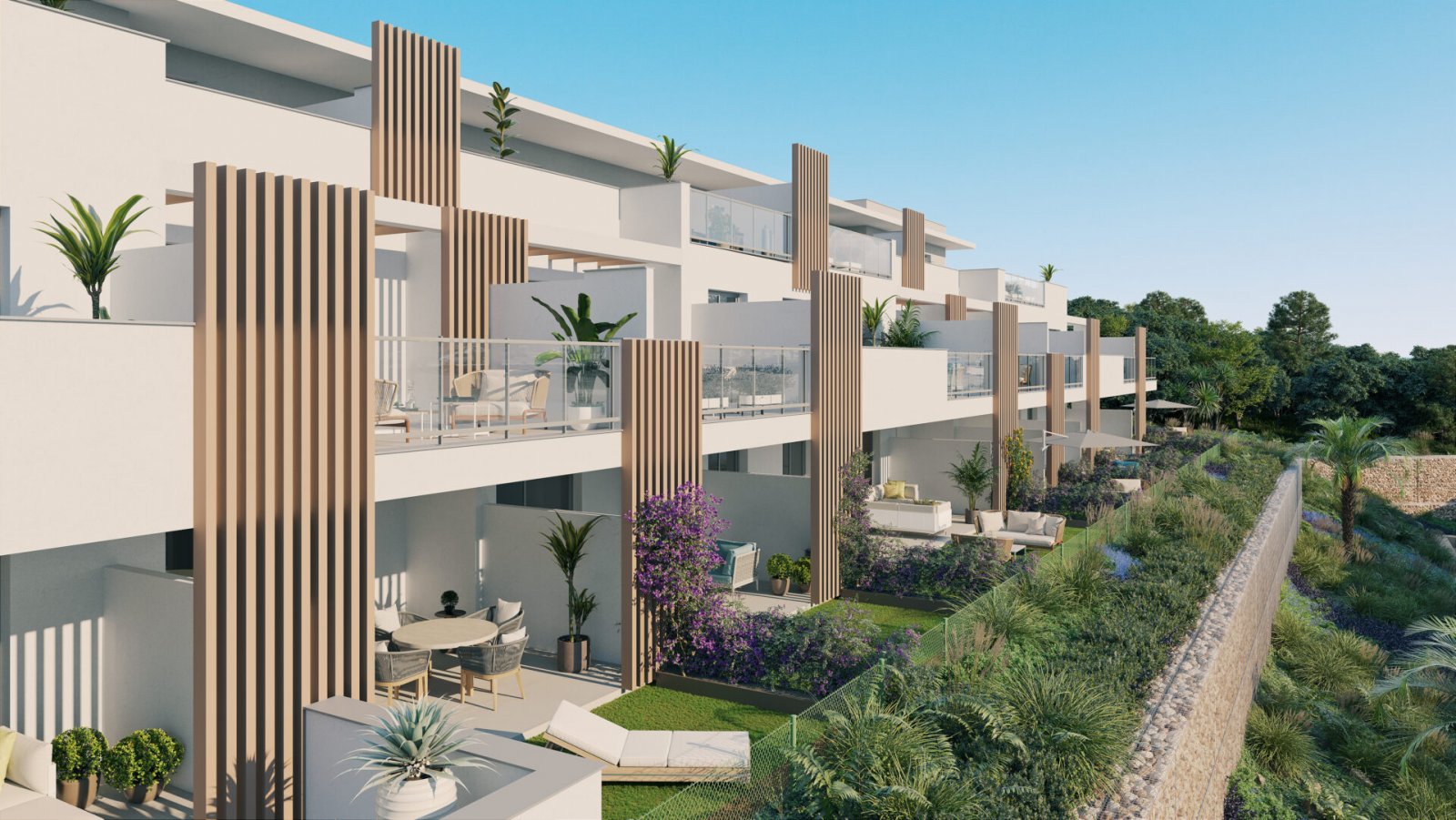 Exclusive apartments with sea views and 100 m from golf, Casares