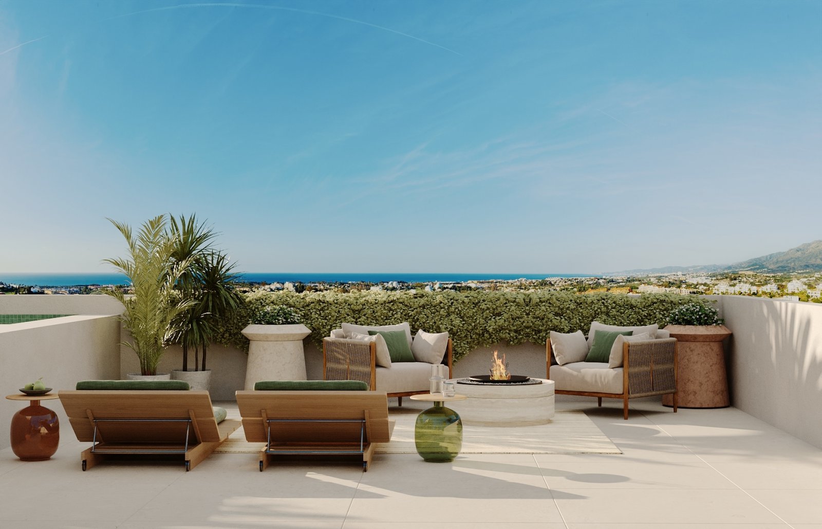 Luxury villa, 300 m from the sea with private pool and views, Marbella