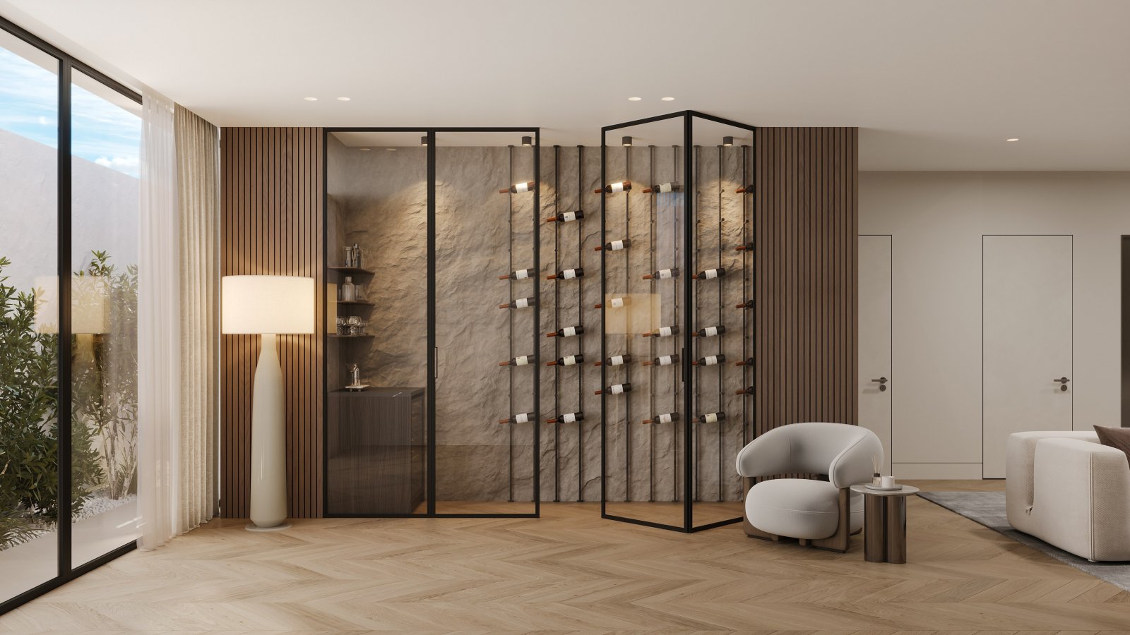 Luxury villa, 300 m from the sea with private pool and views, Marbella