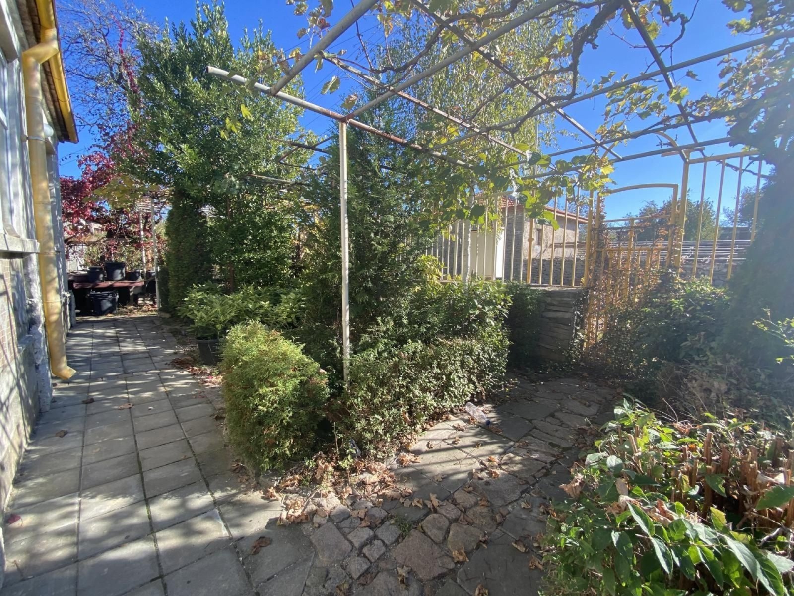 Two houses in a yard in the picturesque village of Lozarevo, Sungurlare municipality.
