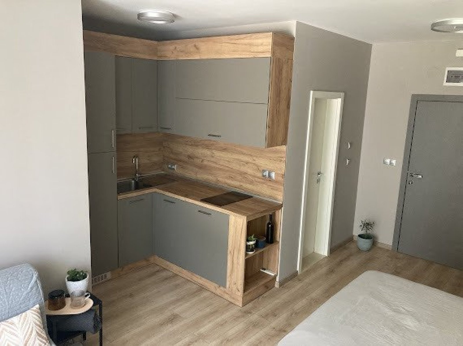 Fully furnished studio with a beautiful view of the sea and the pool in a new, luxurious complex – Open Sea Residence, Byala, Bulgaria