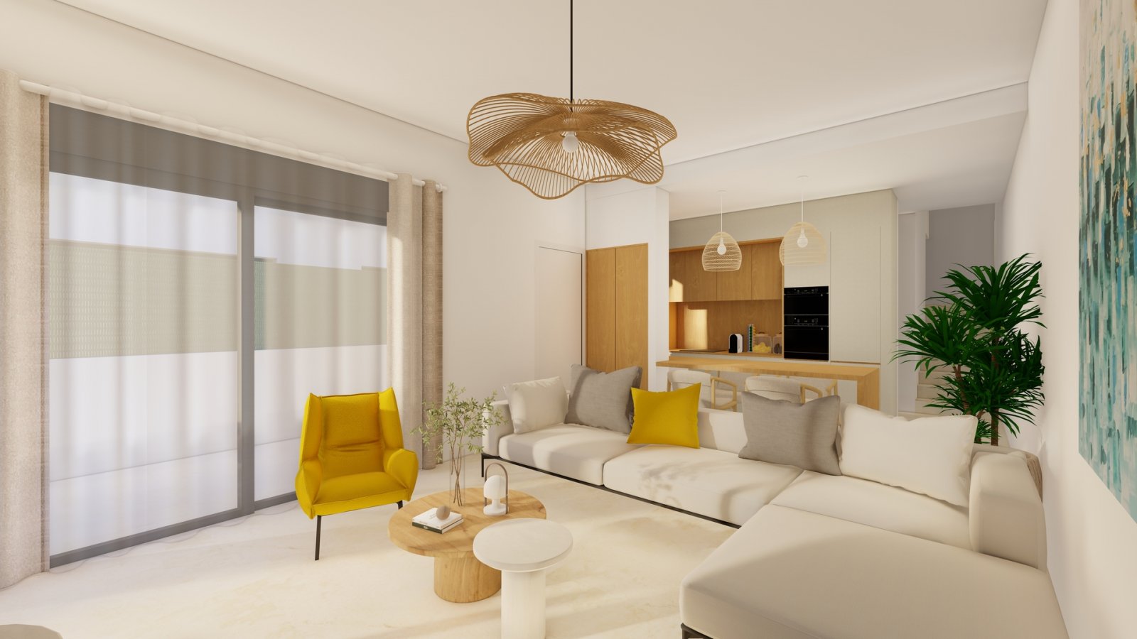 Attractive townhouse with swimming pool and 1 km from the sea San Javier