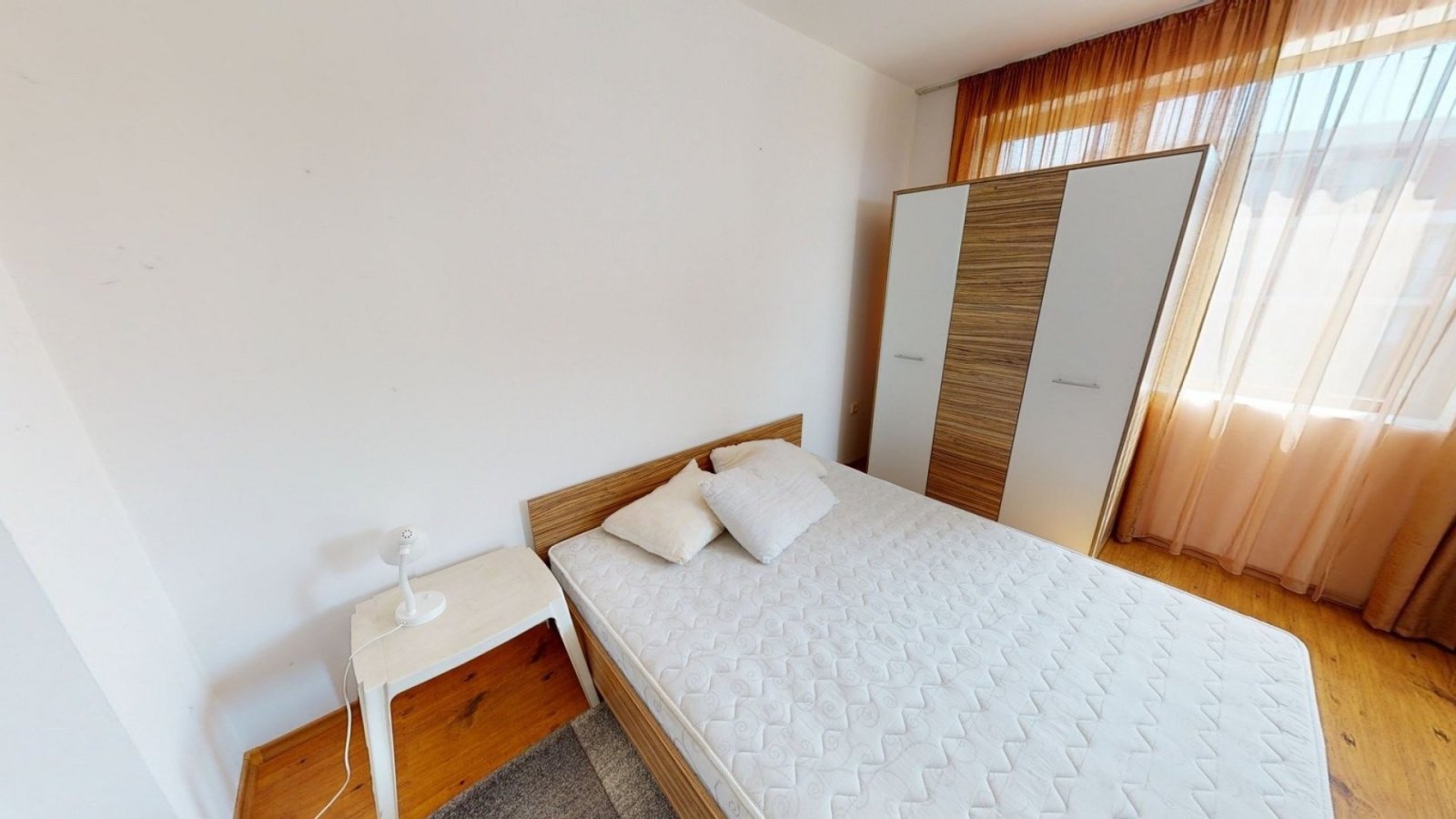 Spacious two-bedroom apartment with a sea view in Robinson Beach complex, Bulgaria.