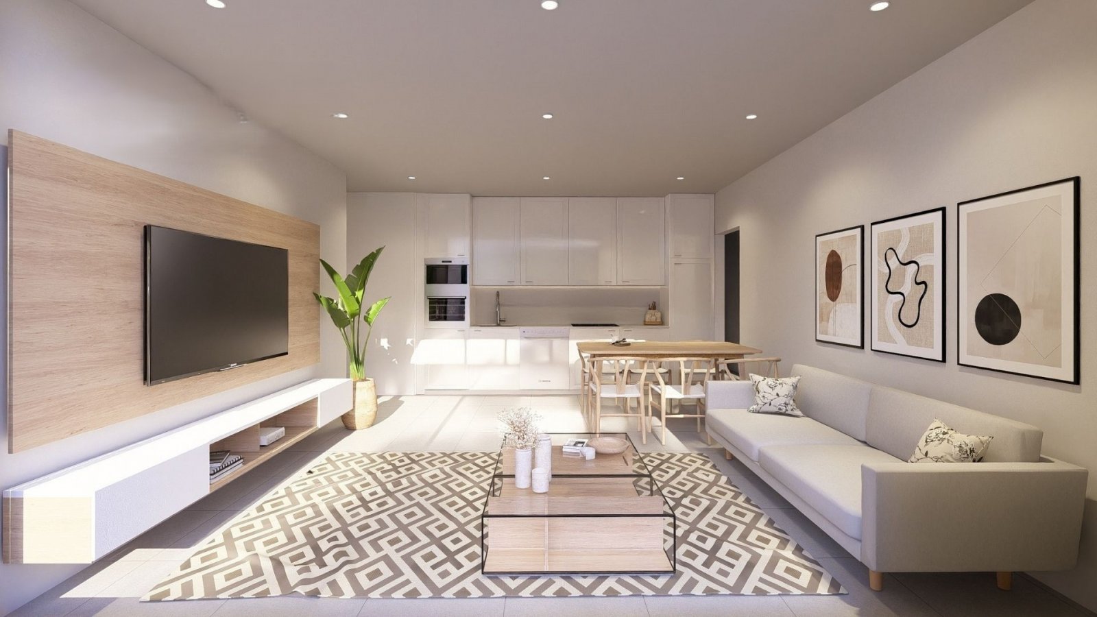 Modern apartments with swimming pool and gardens, 2 km from the sea, Jávea