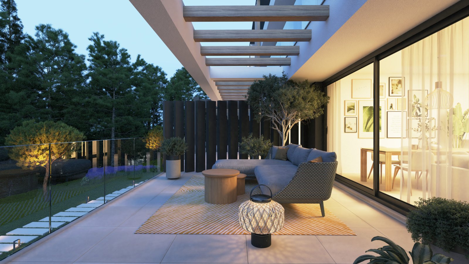 Luxury townhouses, 1 km from the sea with jacuzzi and garden, Las Lagunas de Mijas