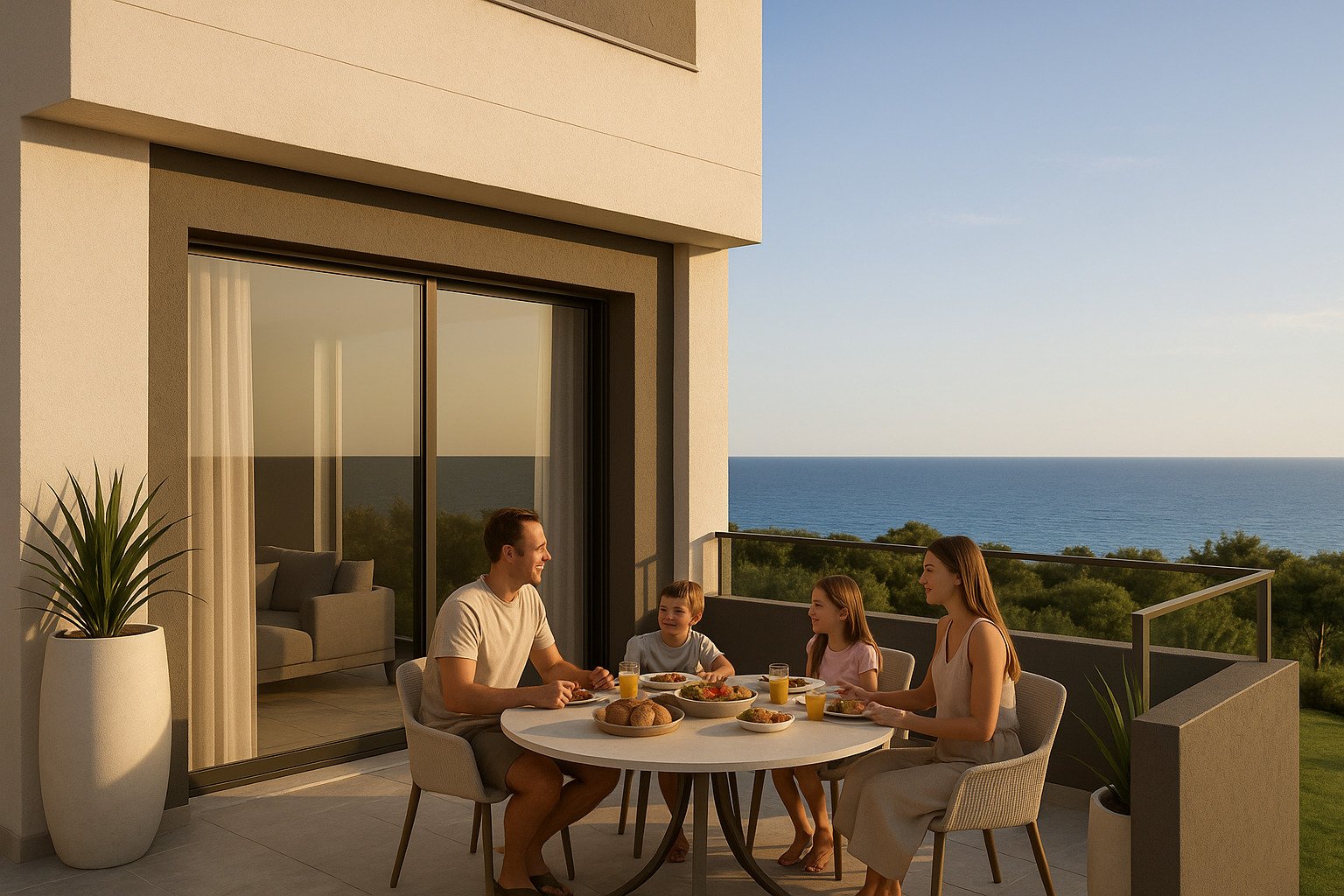 Exclusive townhouses, sea view and 3 km from the coast, Mijas