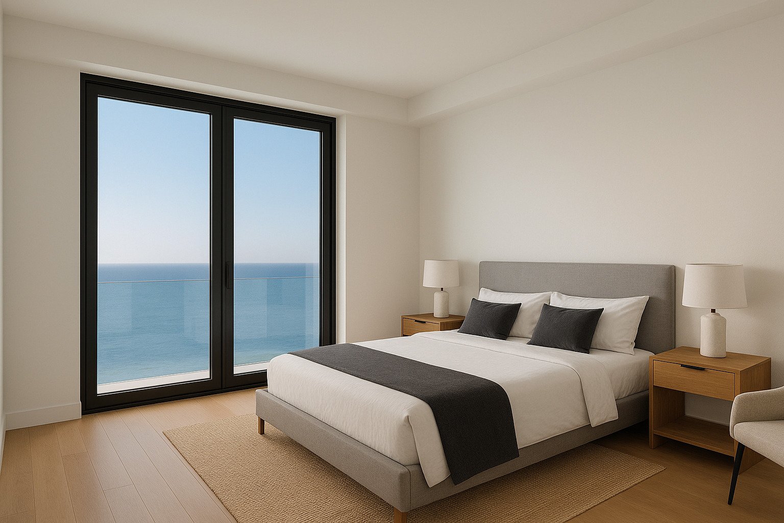 Exclusive townhouses, sea view and 3 km from the coast, Mijas
