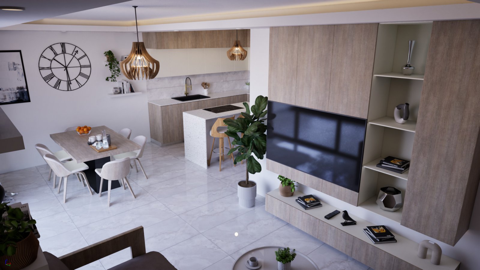 2+ kk in Cyprus with sea view at a top price