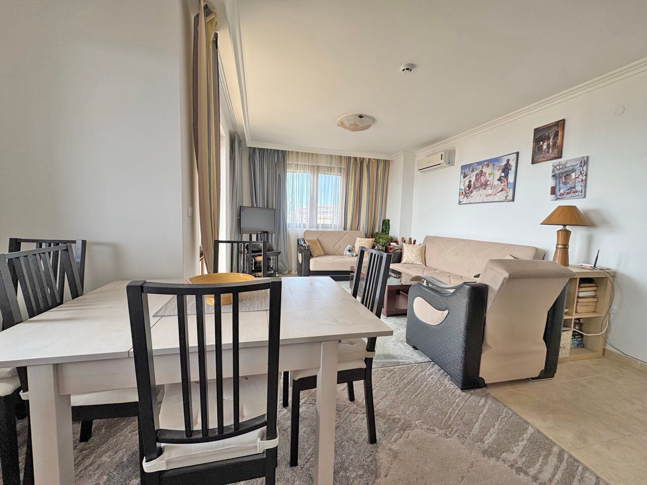 Three-room apartment with sea view in the Centaur complex in Sveti Vlas, Bulgaria