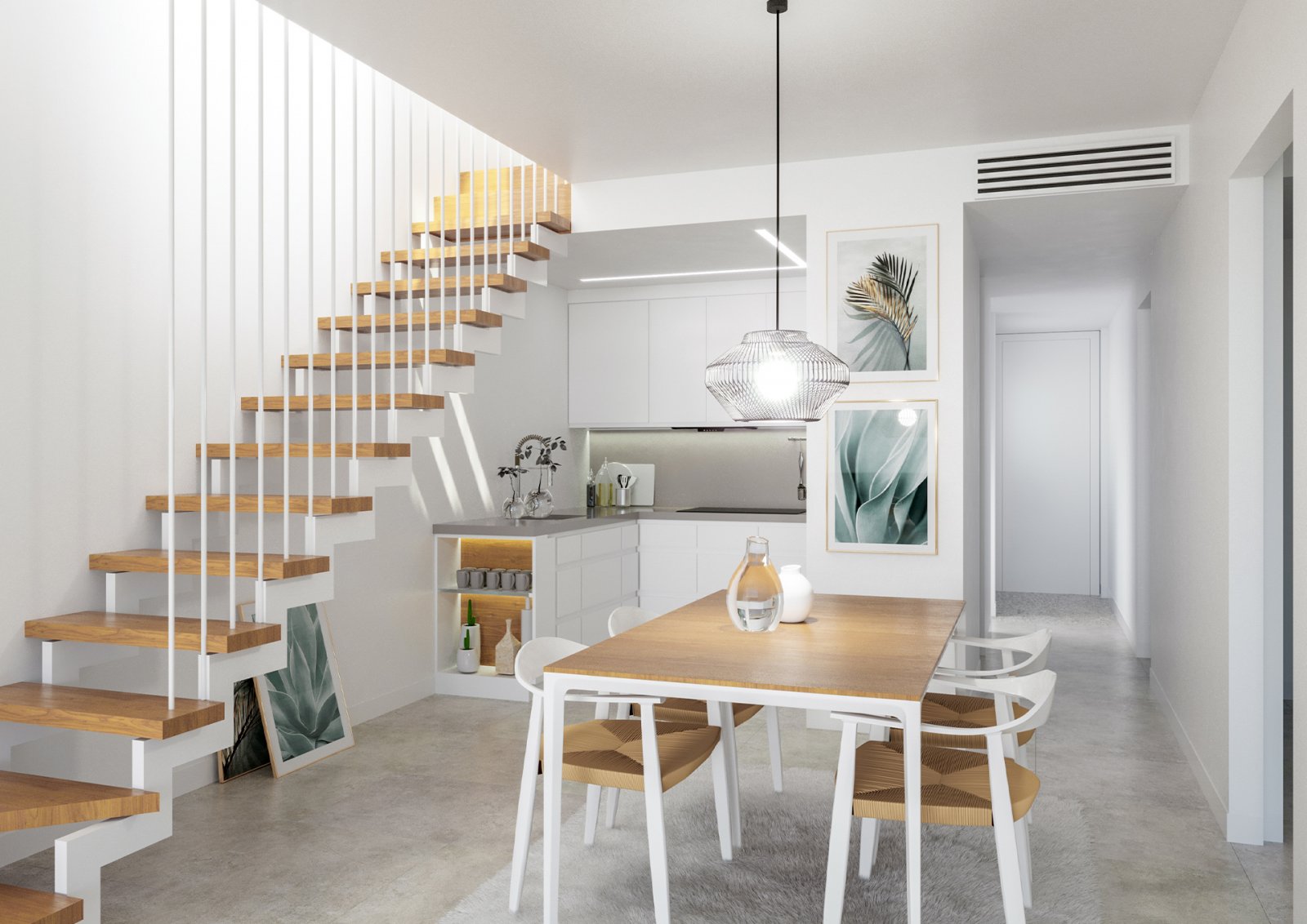 Exklusive Drei-Zimmer-Wohnung 1 km vom Meer entfernt mit großer Terrasse Alicante