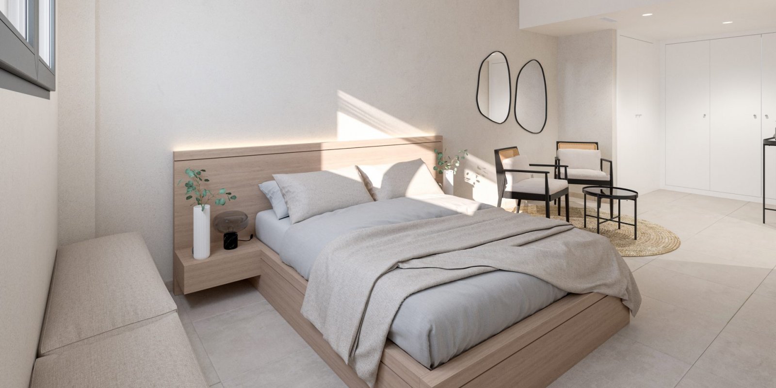 Geräumige Wohnung mit Garten und großer Terrasse 1 km vom Meer entfernt Mijas