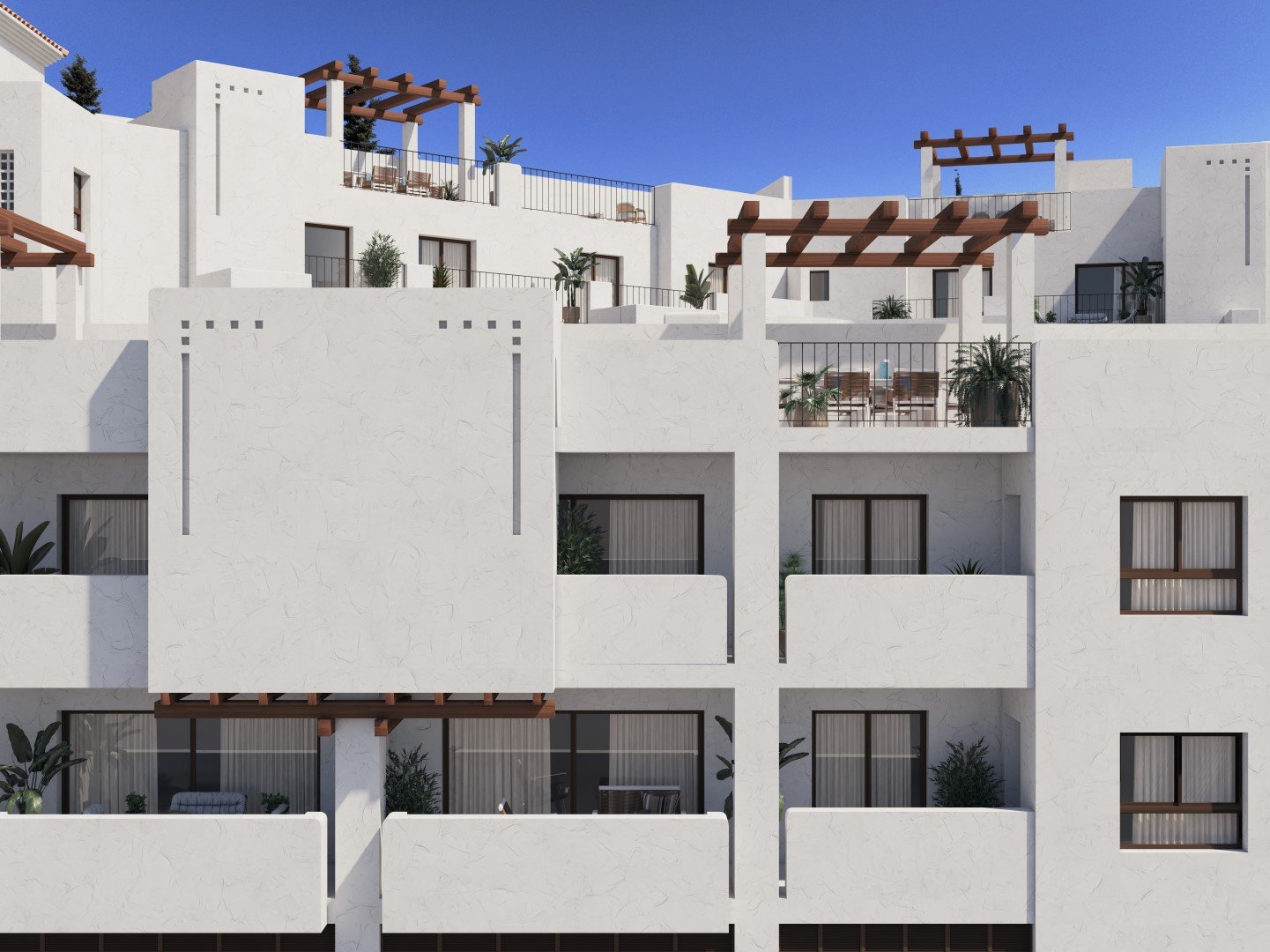 Stylish apartment with terrace and views of the Benahavís countryside