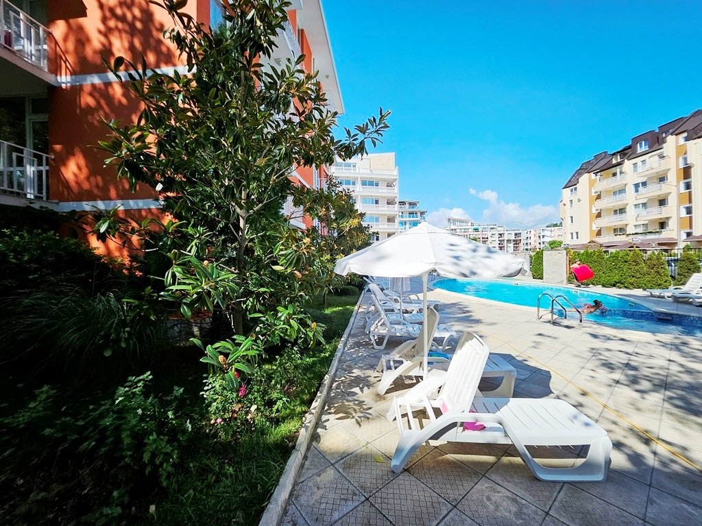 Cozy Studio with Balcony & Garden View in Gerber 4 – Fully Furnished