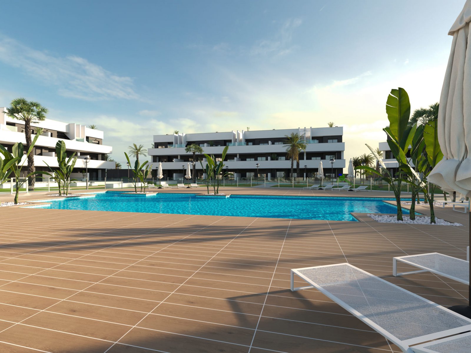 Moderne Apartments mit Pool am Strand, Guardamar del Segura