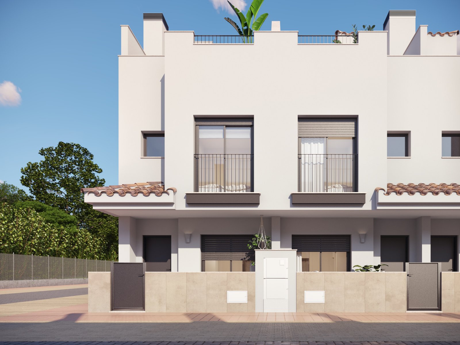 Exclusive townhouses, 4 km from the sea and with communal pool, Torre-Pacheco