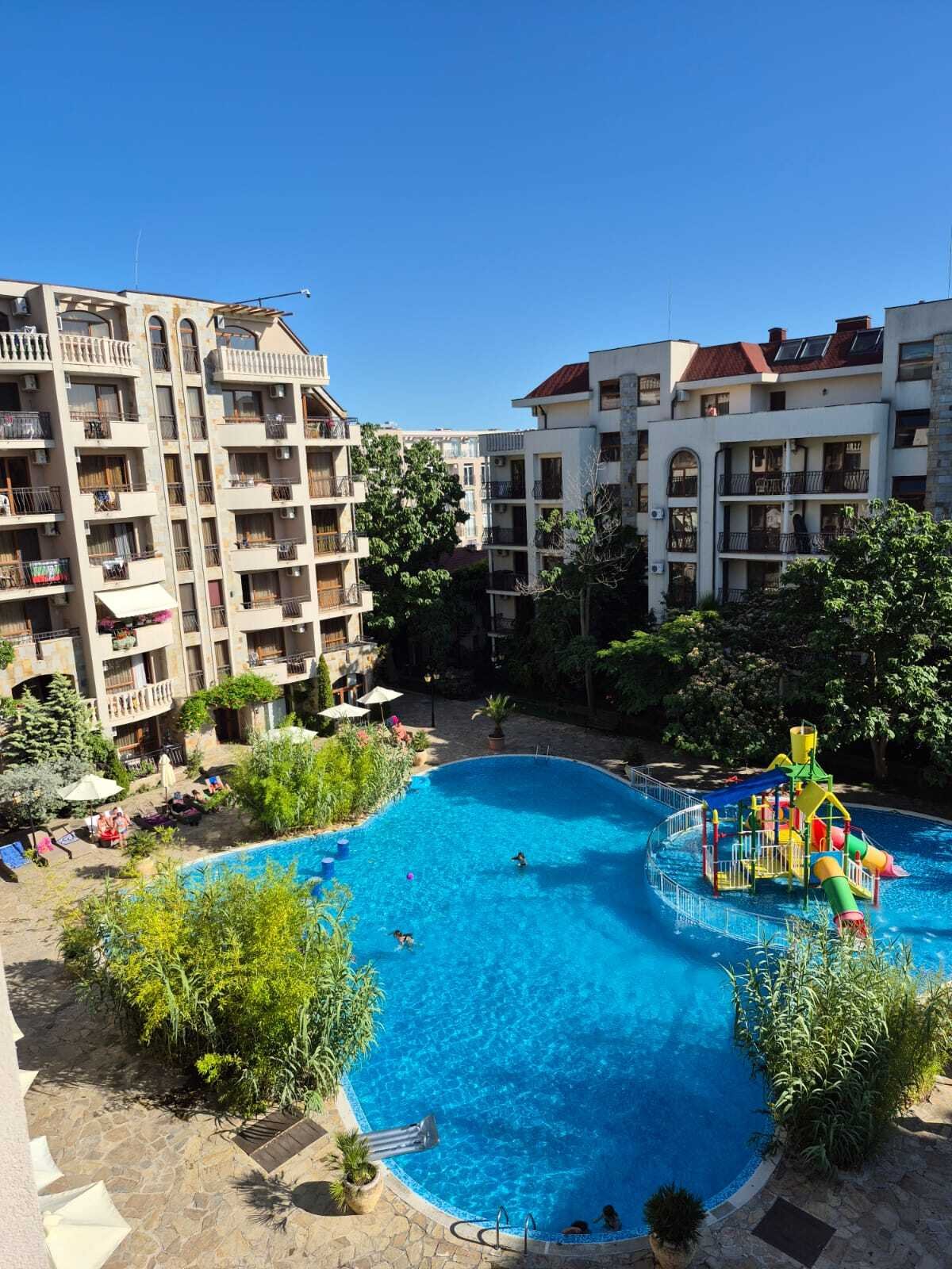 Sunny Beach: 2-room apartment in the popular Cascadas Family Resort Sunny Beach Bulgaria 