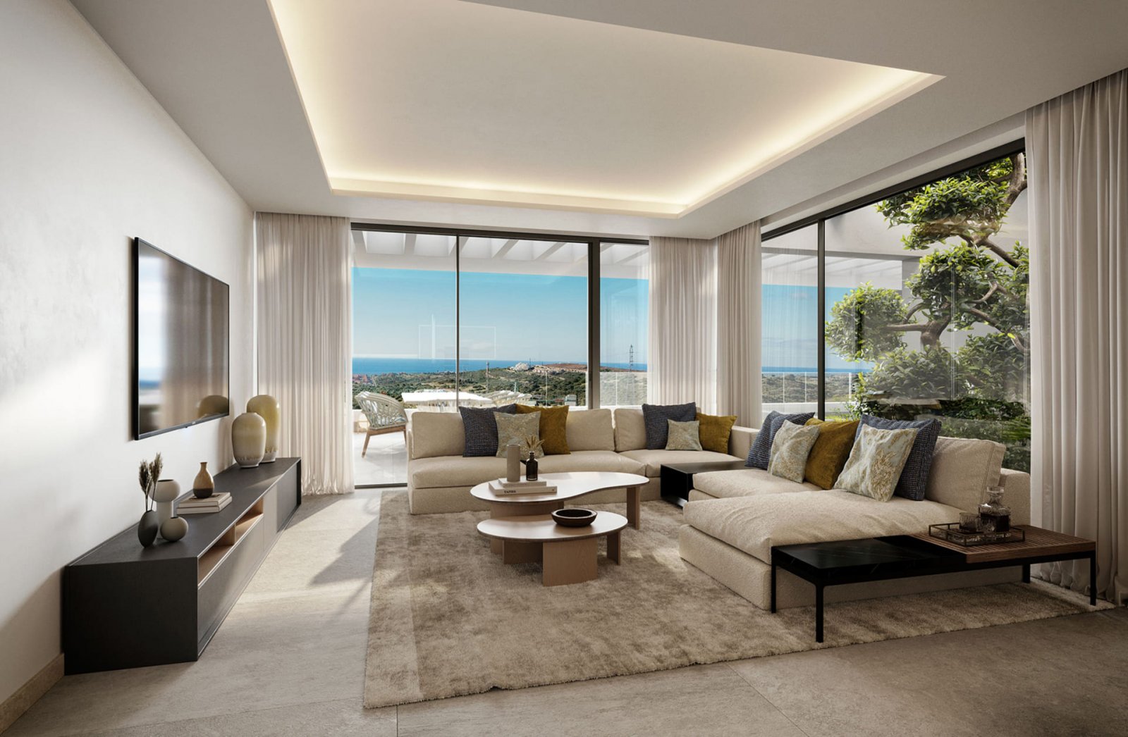 Exclusive apartments, 5 km from the sea with swimming pool, Buenas Noches