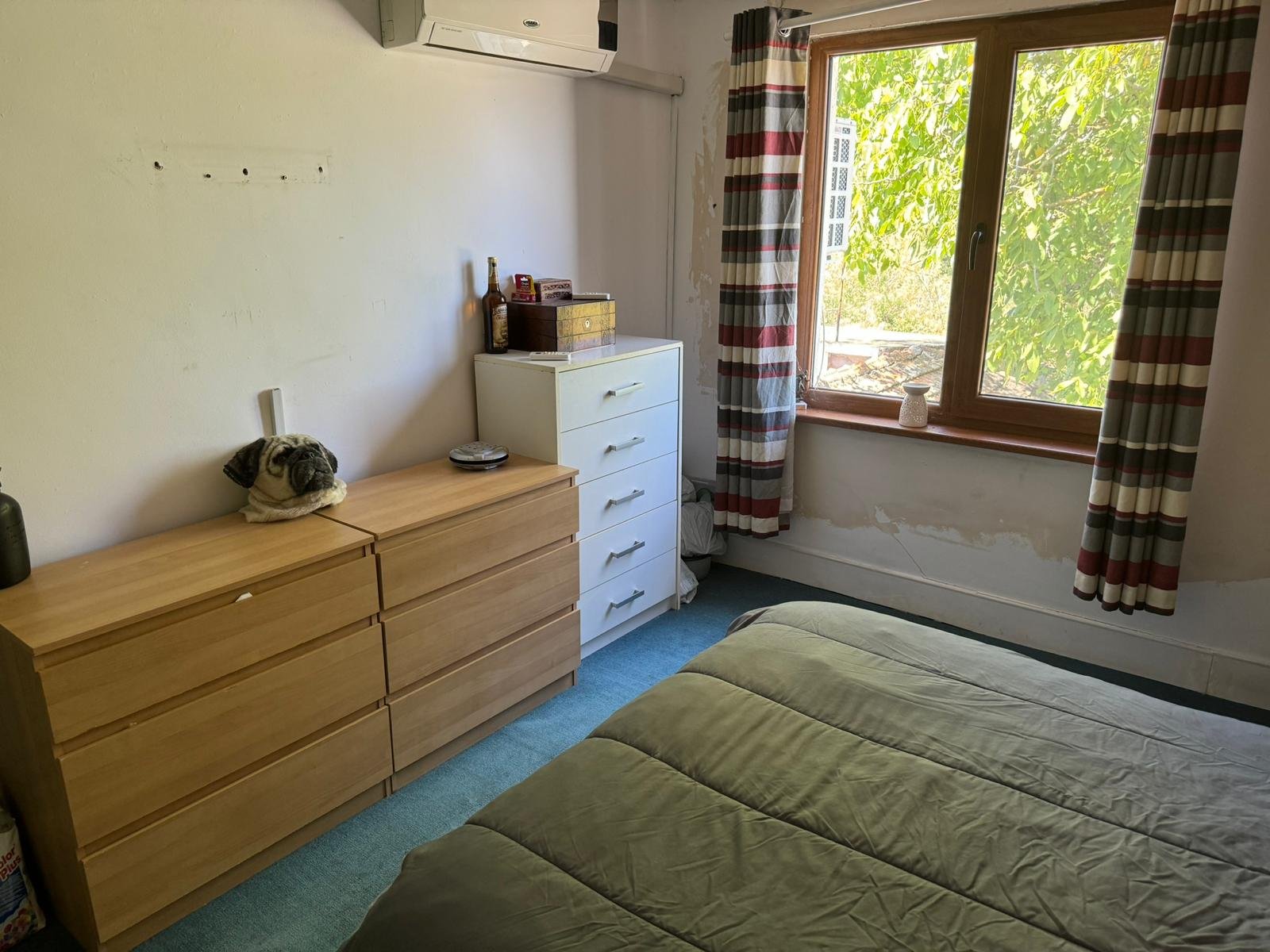 House with a large yard and swimming pool in the village of Bistrets, Sredets municipality