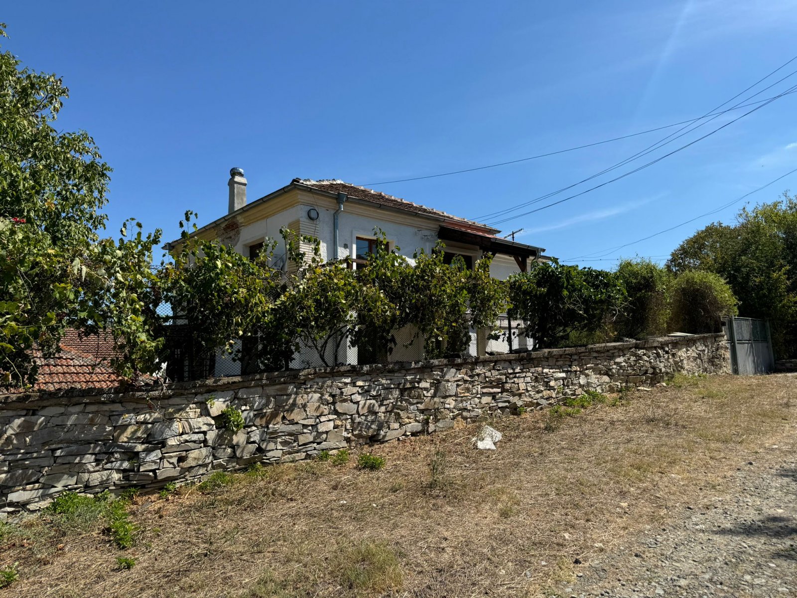 House with a large yard and swimming pool in the village of Bistrets, Sredets municipality