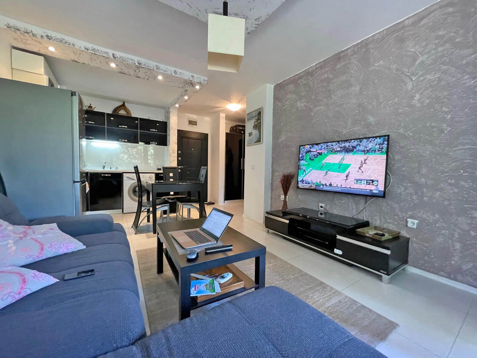 Fully furnished one-bedroom apartment for sale in the first row to the sea - Rich complex, Ravda, Bulgaria