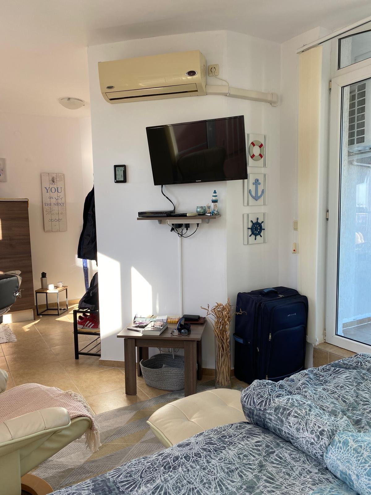 Geräumiges, voll möbliertes Studio im Costa Calma Komplex, Ravda – in erster Reihe zum Meer