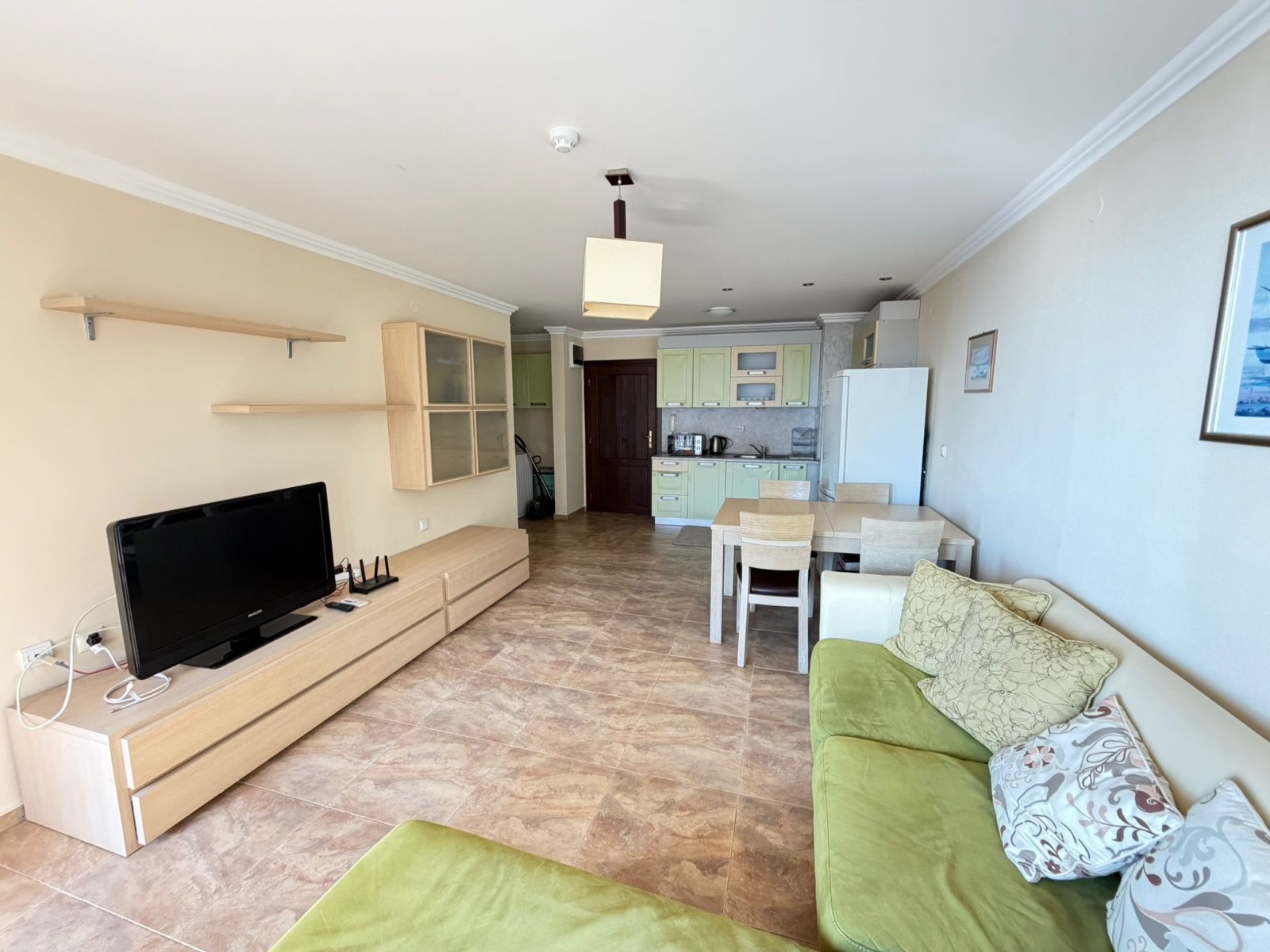 2-room apartment with sea view in a first-line complex, Manastira Sveti Vlas, Bulgaria