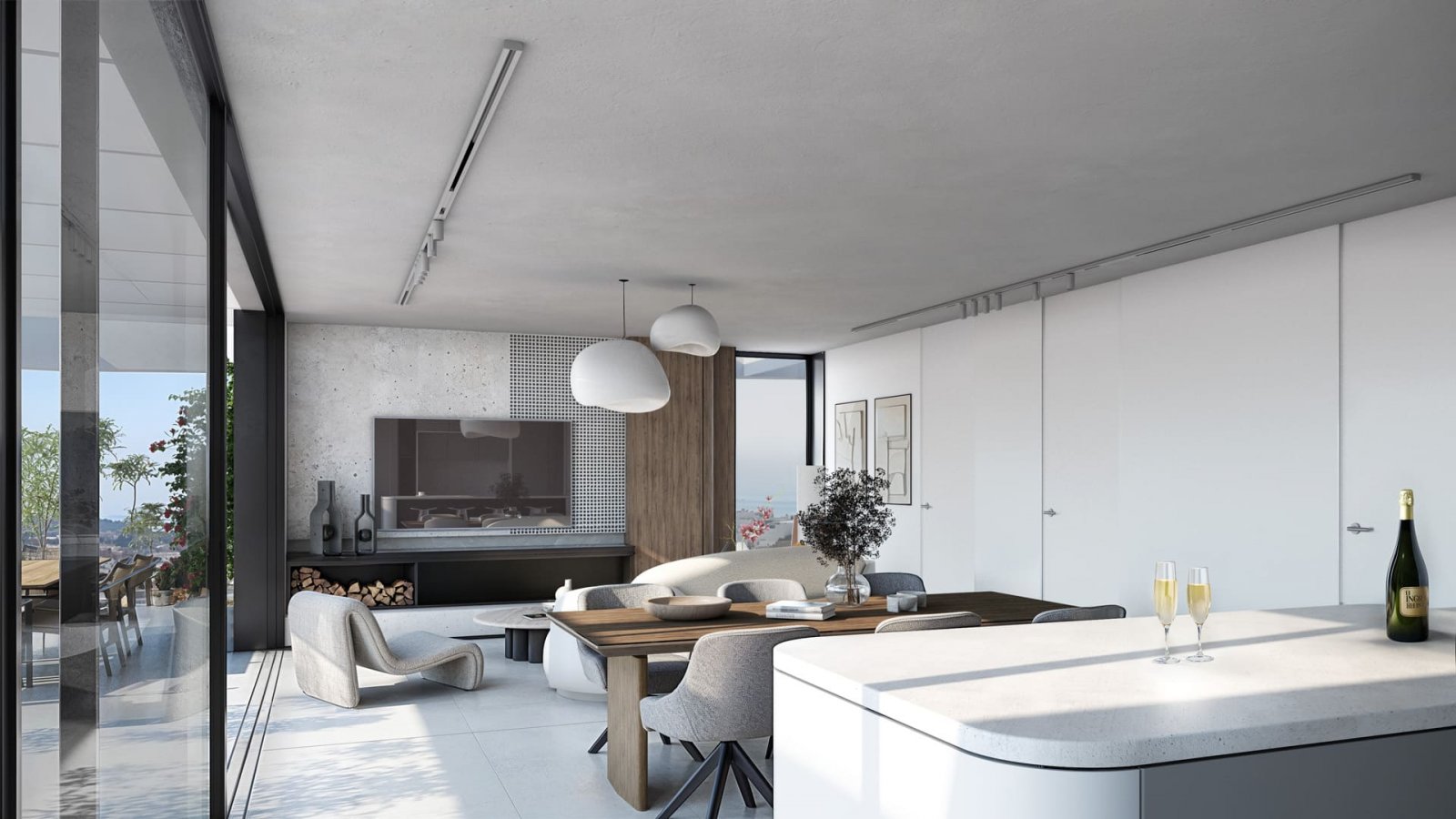 Modern apartments with sea views, 2 km from the beach, Estepona