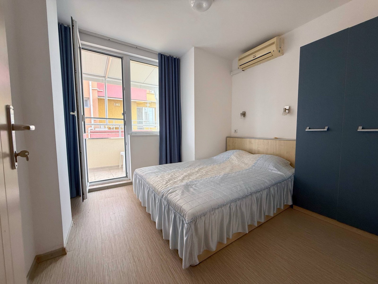 1+1 furnished and equipped apartment in Pomorie, Bulgaria.