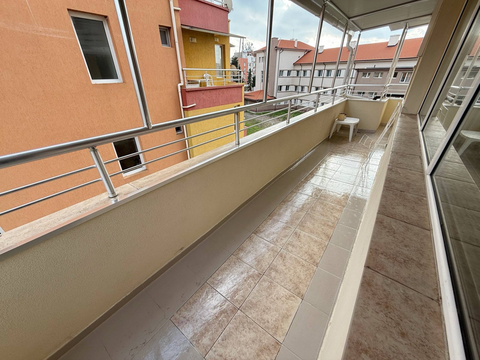1+1 furnished and equipped apartment in Pomorie, Bulgaria.