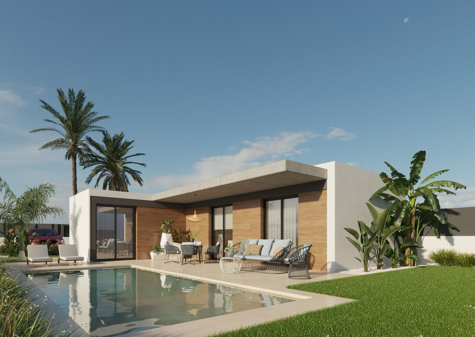 Luxury detached house with pool and garden, Molina de Segura