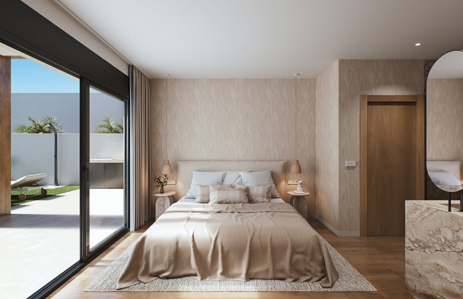 Exklusive Einfamilienhäuser, privater Pool und Garten, in der Nähe des Flughafens, Murcia