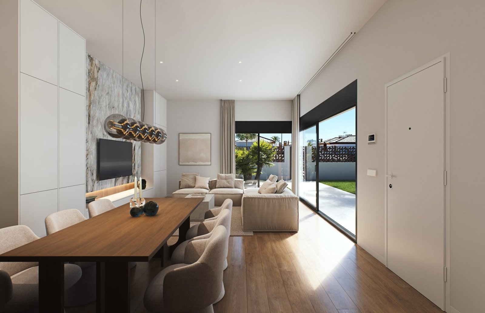 Exklusive Einfamilienhäuser, privater Pool und Garten, in der Nähe des Flughafens, Murcia