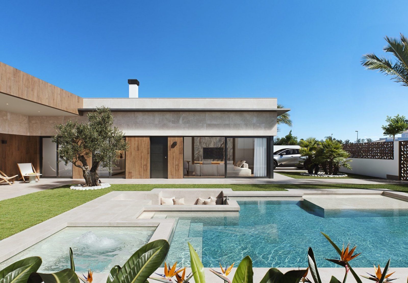 Exklusive Einfamilienhäuser, privater Pool und Garten, in der Nähe des Flughafens, Murcia
