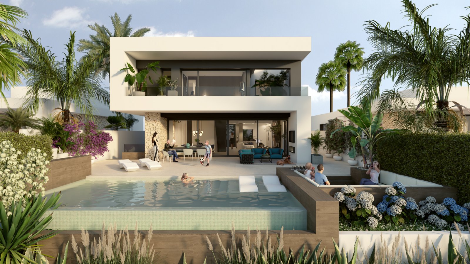 Exclusive villas next to the golf course 100 m, La Finca