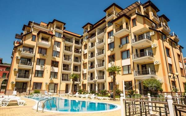 2-room apartment in the Raduga 1 complex, Sveti Vlas, Bulgaria