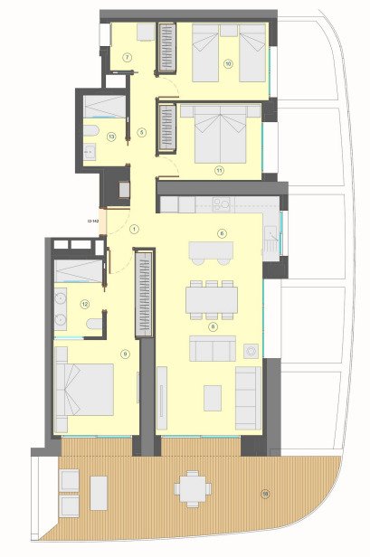 Exclusive apartment for an exceptional life with breathtaking sea views in Benidorm