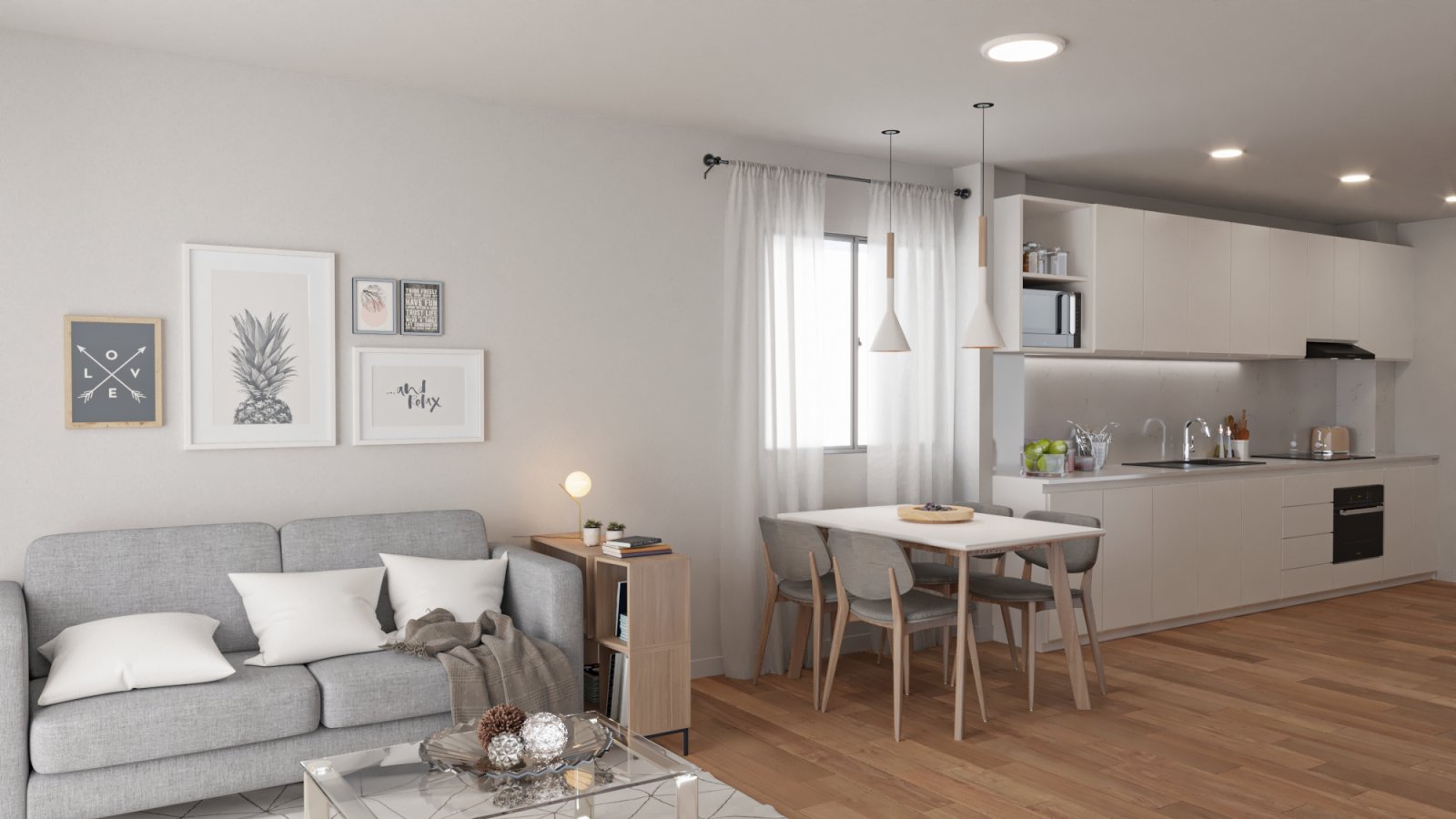 Moderne Apartments, 2 km vom Meer entfernt mit Pool und Garten, Mijas