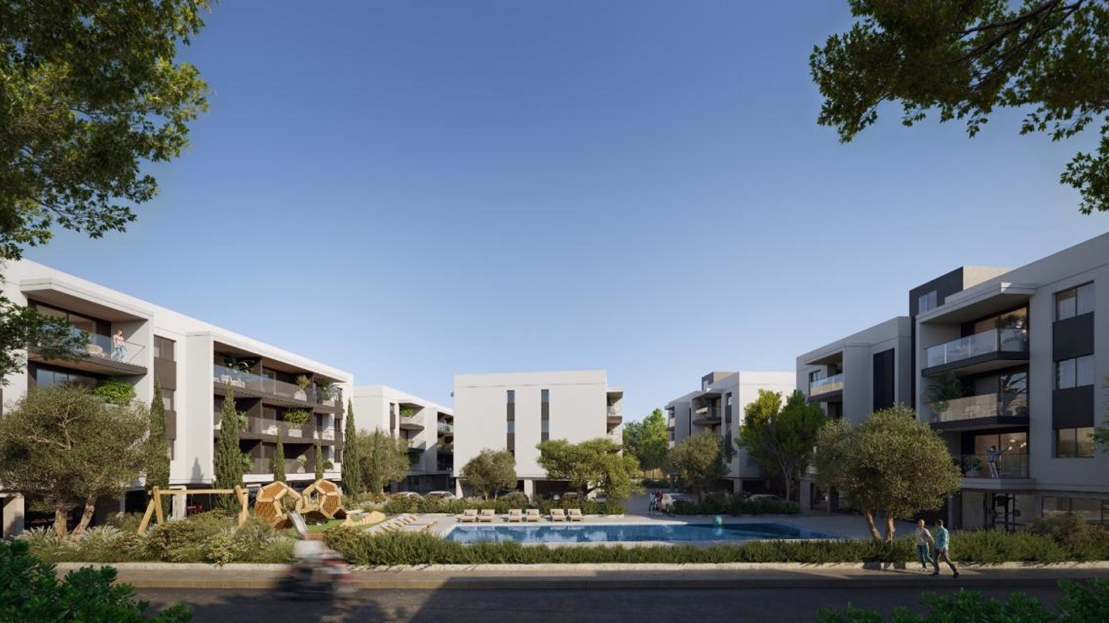 Luxury three-bedroom apartment, next to the golf course, Limassol