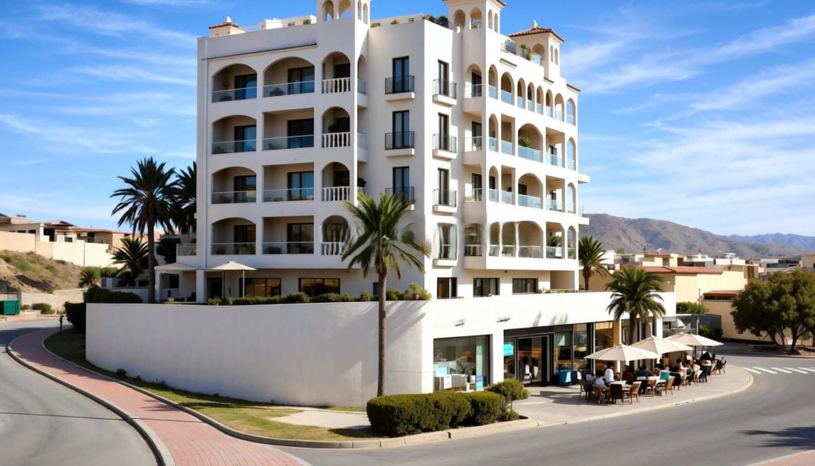 Moderne Apartments mit Terrasse und Pool, ruhige mediterrane Lage, Bigastro